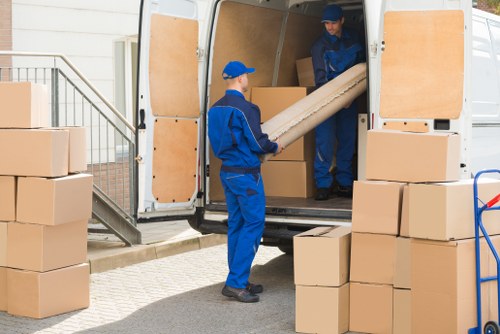 Secure document storage boxes organized in Waddon