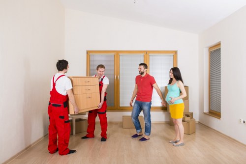 Business items stored using mobile self storage in Waddon