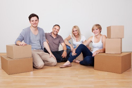 Local Waddon removals team carefully loading furniture for a home move